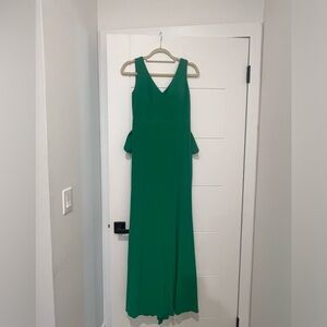 Aqua size S green evening gown